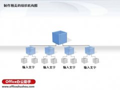 PPT怎么制作精美3D水晶效果组织机构图