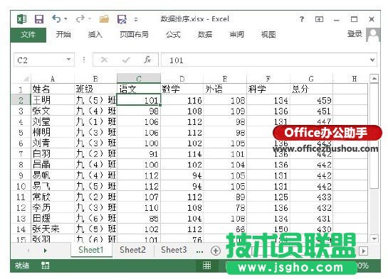 对Excel中数据进行单列排序和多列排序的方法