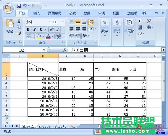 输入地区日期