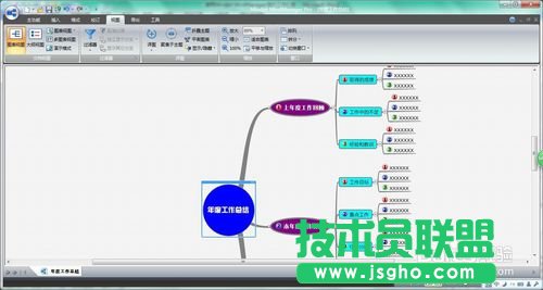 教你使用MindManager的演示模式进行工作汇报的教程