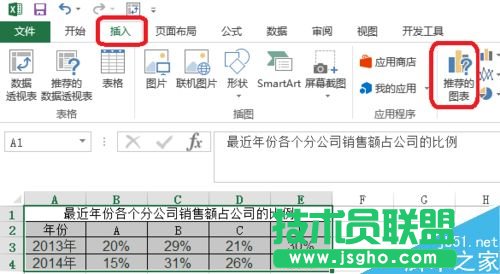 Excel怎么制作环形图表