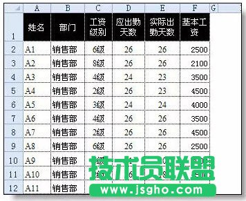 excel表格中隔行选取的三种方法   三联