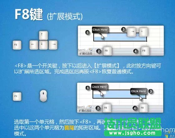 13种选取单元格区域的方法