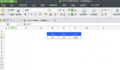 wps表格怎么画二次函数曲线图