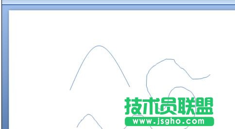 ppt2007中如何画曲线
