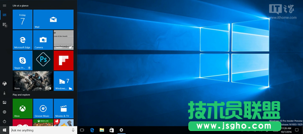 Win10 RS2预览版14942快速上手体验 三联