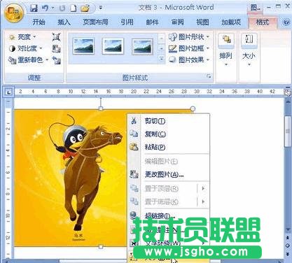 word2007怎么裁剪插入的图片
