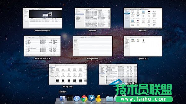 MAC OS X Lion打开非活动程序的所有窗口的方法  三联