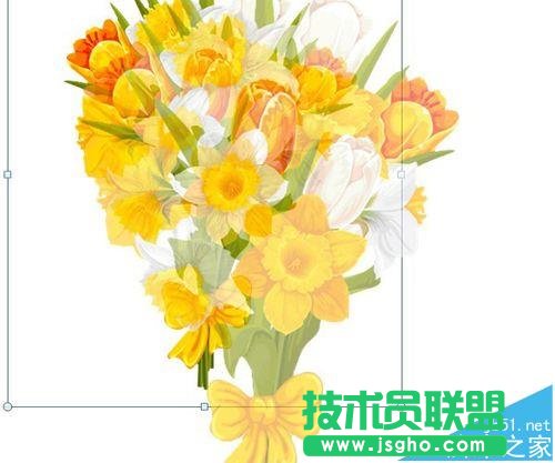 PPT怎么制作不断变换闪烁周边颜色的花束?