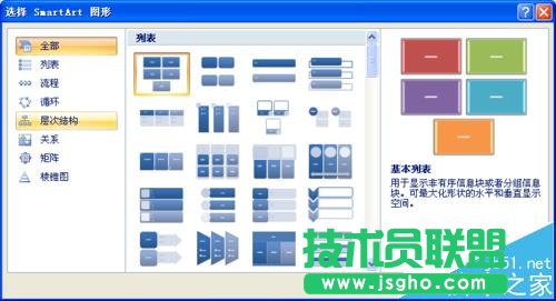 Excel2007怎么使用smartArt绘制循环图?