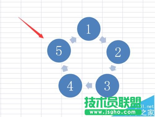 Excel2007怎么使用smartArt绘制循环图?