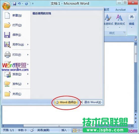 Word选项