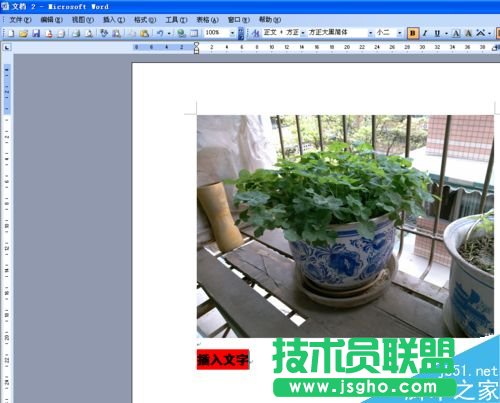 word文档怎么在图片上写字?