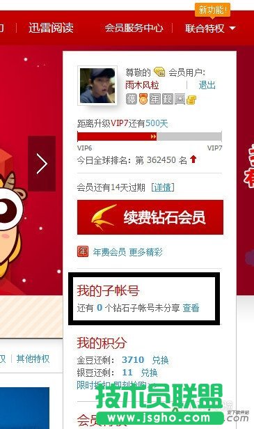 迅雷钻石会员子帐号,迅雷会员钻石子账号怎么设置