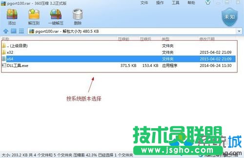 下载并放入pgort100.dll的步骤3