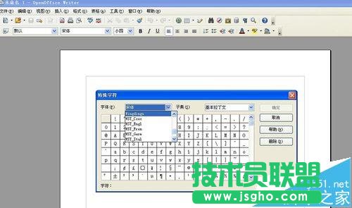open office文档中怎么插入特殊字符?
