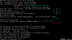 /etc/fstab文件出错,无法进入Linux系统