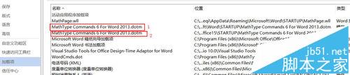 word中有两个一样MathType的按钮怎么删除?