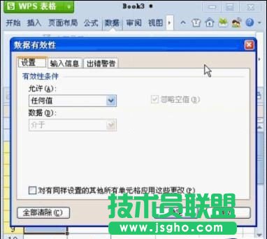数据有效性