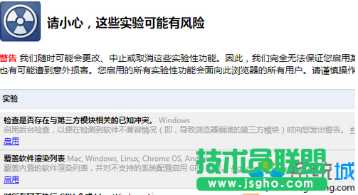 输入：chrome://flags