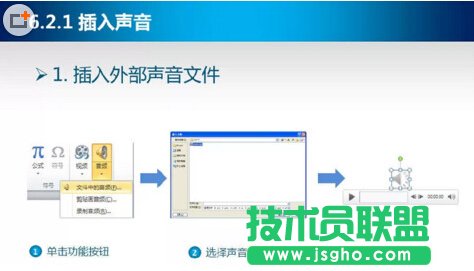 怎么给PPT幻灯片配上声音文件 三联