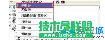 点击“停用”