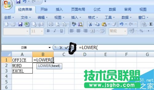 在Excel表格中如何使用Lower函数呢?