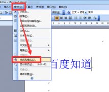 word2003怎么插入标题？
