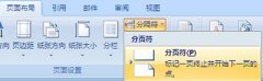 word2003怎么创造下一页？