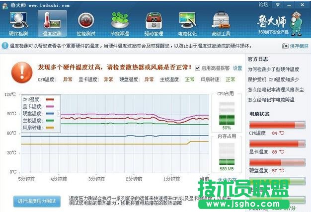 鲁大师,测温度,鲁大师测温度准吗,鲁大师测温度准吗