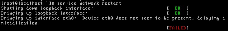 CentOS Linux解决网卡启动时候报Device eth0 does not seem to be present错误 三联