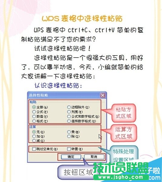 wps表格里的怎么使用选择性粘贴功能