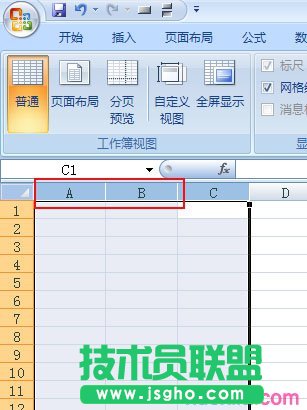 excel表格ab列隐藏了怎么恢复