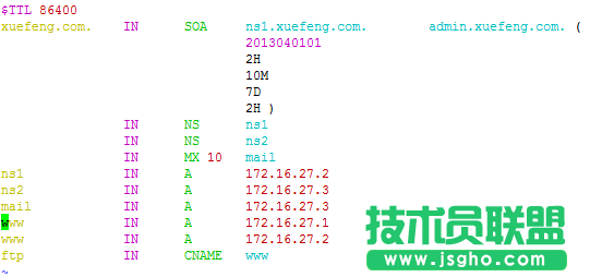 轻松搭建主从DNS