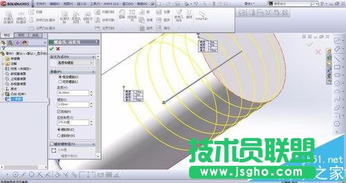 solidworks绘制螺纹的两种方法