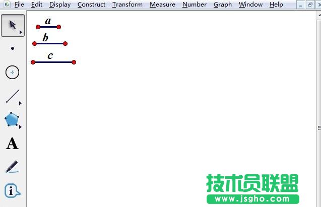 几何画板,几何画板画相切的圆,几何画板教程