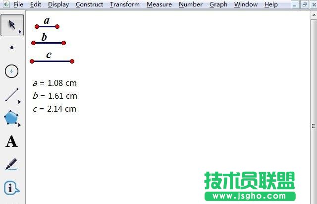 几何画板,几何画板画相切的圆,几何画板教程