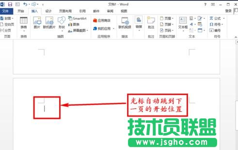 word2013如何插入一个空白页