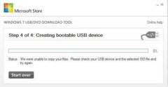 Win7 USB/DVD Download Tool无法写入U盘的解决办法