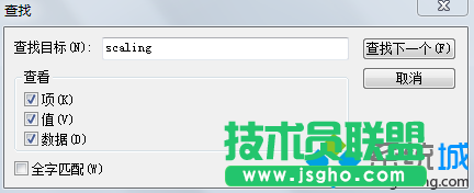 输入Scaling