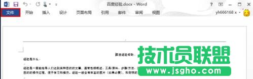 word2013如何删除打开word提示要输入密码