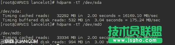 在RAID软磁盘阵列上搭建linux系统