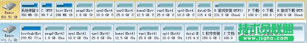 在RAID软磁盘阵列上搭建linux系统 三联