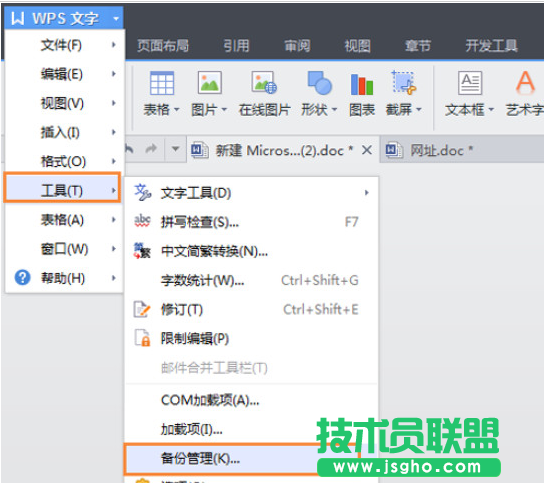 WPS备份管理设置技巧 三联