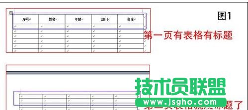 word2013跨页表格如何自动设置标题 三联