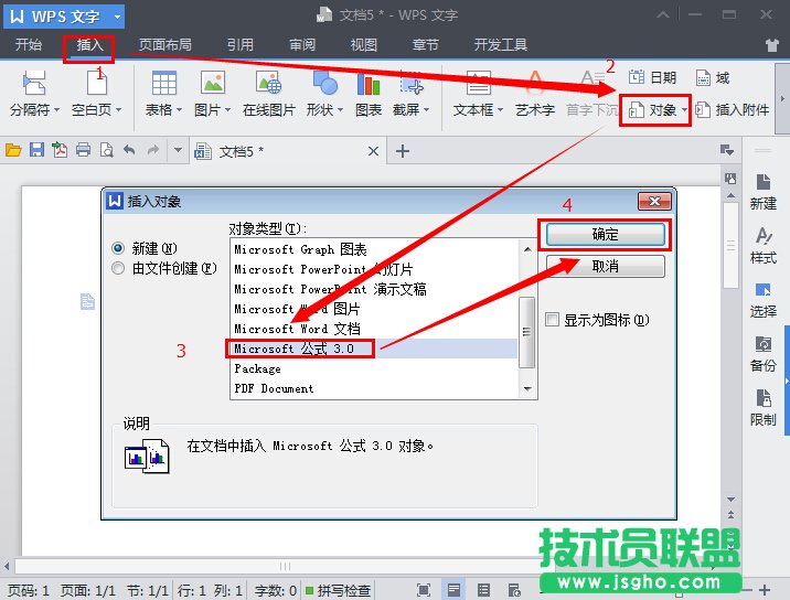 wps公式编辑器怎么用 三联