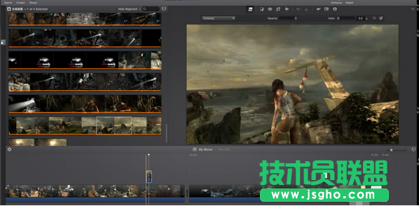 imovie两个视频画中画制作教程
