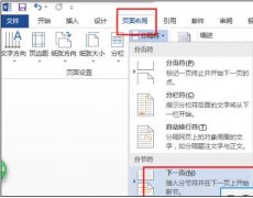 word2013如何在指定的页面插入页码