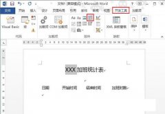 word2013如何使用提示框指导输入