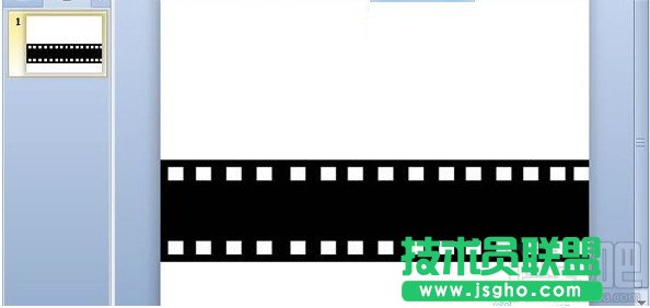 WPS演示怎么制作胶卷循环播放的效果